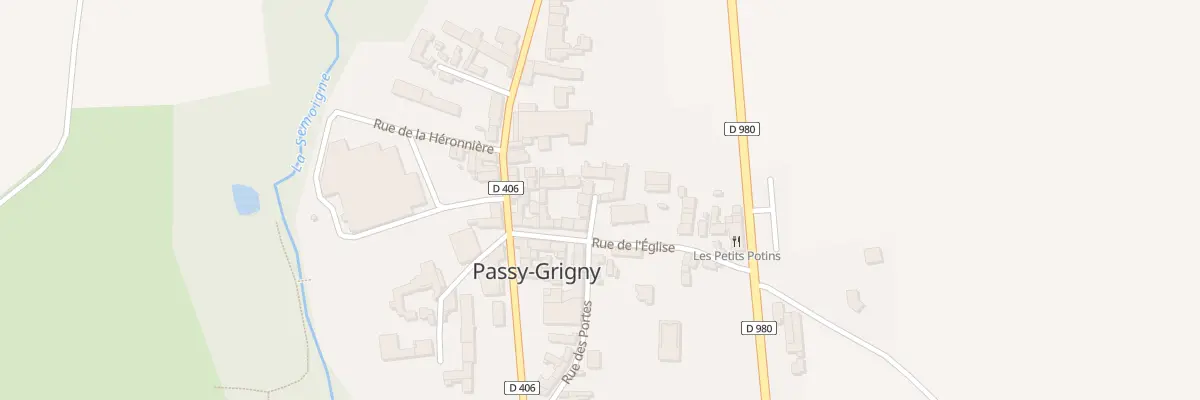 Plan du 2 Rle de l’Eglise à Passy-Grigny