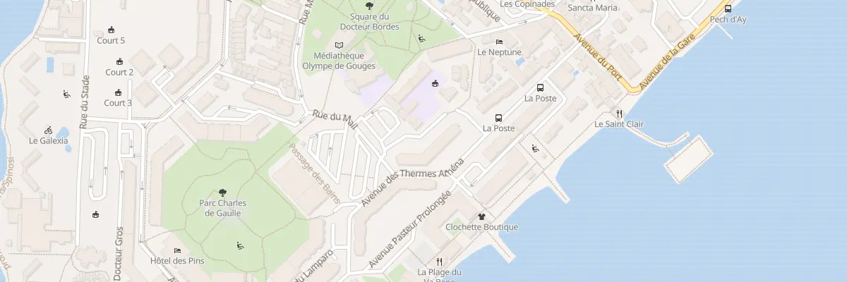 Plan du 38 Av des Thermes Athéna à Balaruc-les-Bains