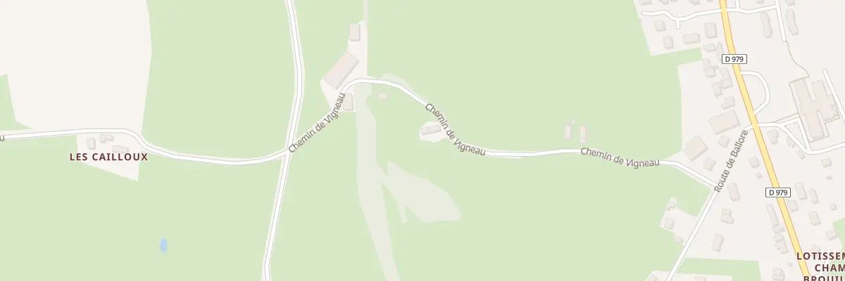 Plan du 335 Che de Vigneau à Cronat