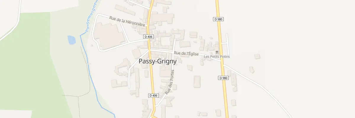 Plan du 7 Rue de l’Eglise à Passy-Grigny