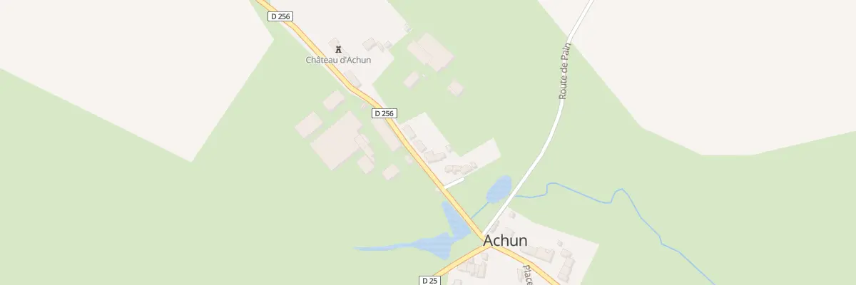 Plan du 8 Rte Rosa Bonheur à Achun