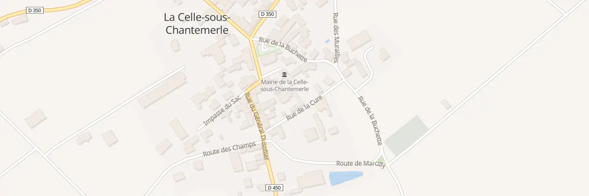Plan du 3 Rue de la Cure à La Celle-sous-Chantemerle
