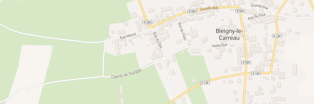 Plan du 2 Che de Thorigny à Bleigny-le-Carreau