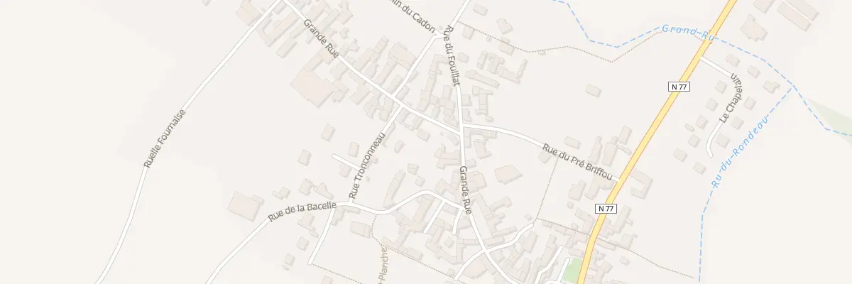 Plan du 13X Gr Grande Rue à Montigny-la-Resle