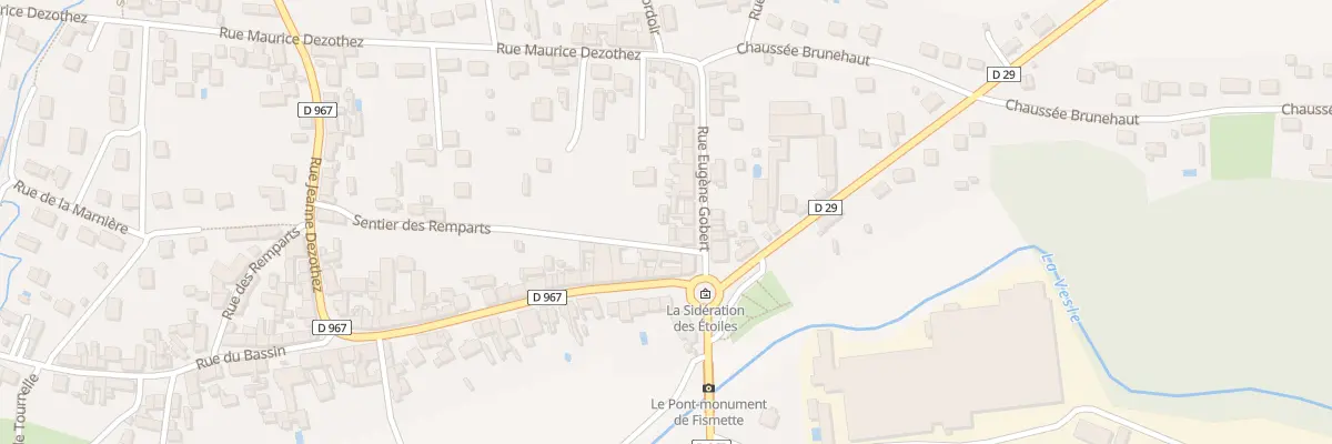 Plan du 2 Sen des Remparts à Fismes
