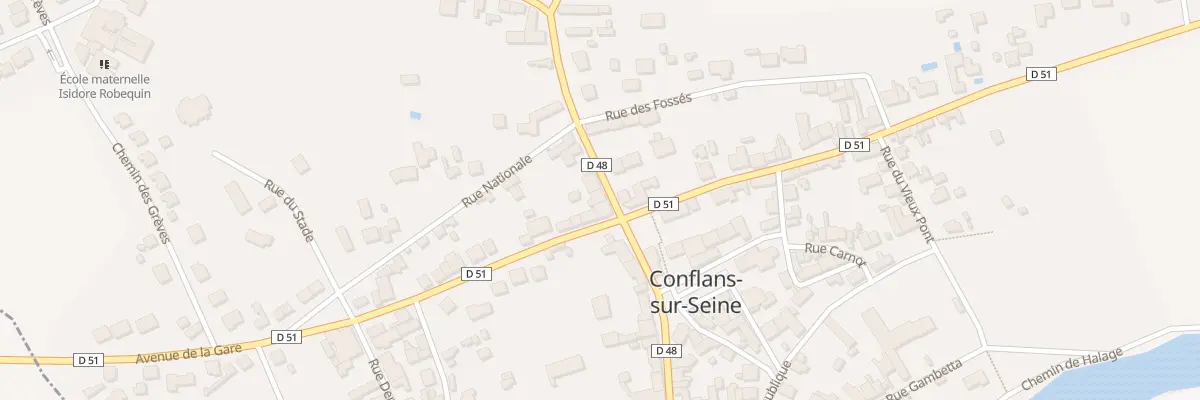 Plan du 21 Rue Isidore Robequin à Conflans-sur-Seine