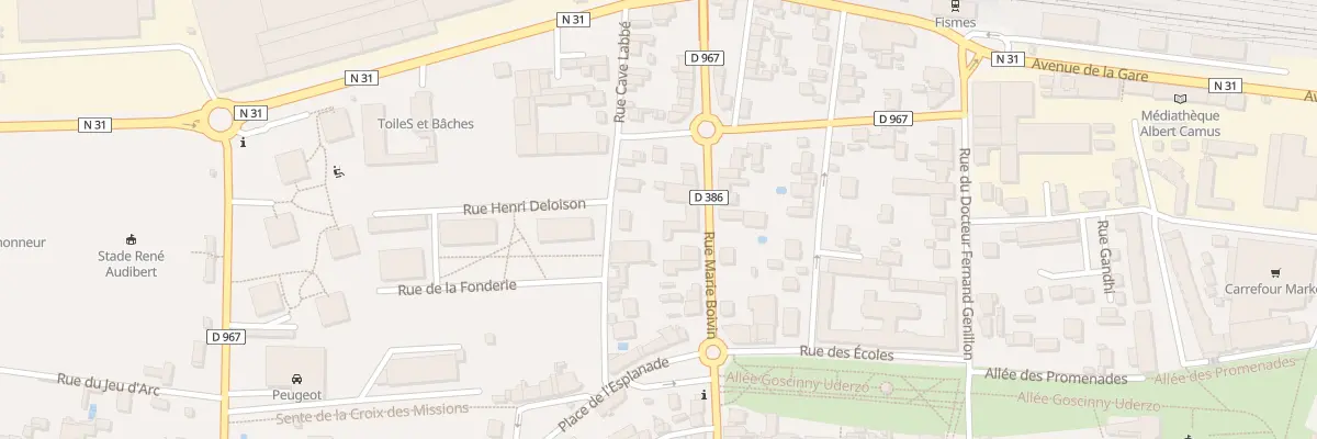 Plan du 4 Rue de la Cave Labbe à Fismes