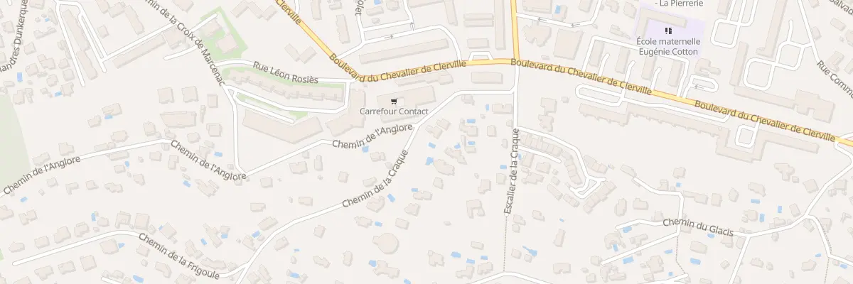Plan du 137 Che de l’Anglore à Sète