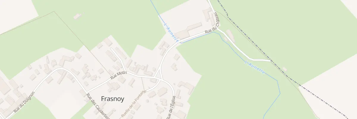 Plan du 7 Rue du Chateau à Frasnoy