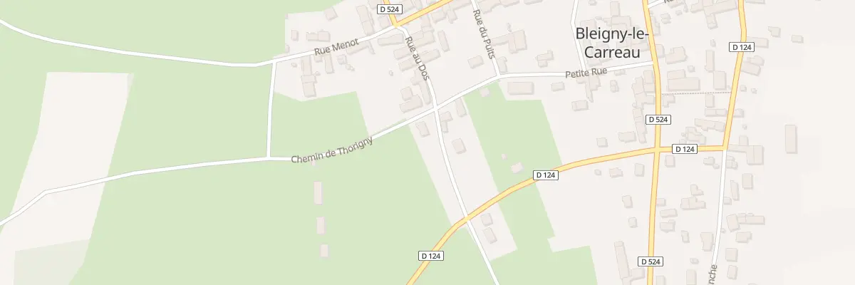 Plan du 1 Che de Thorigny à Bleigny-le-Carreau
