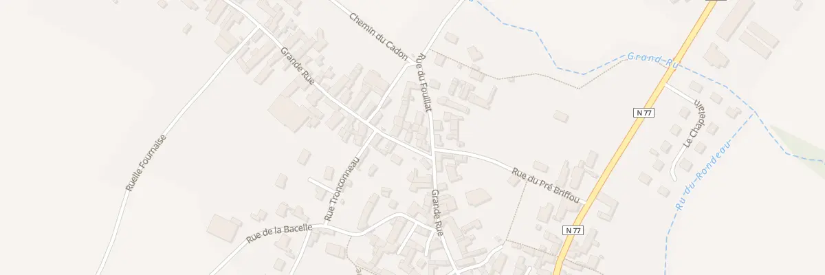 Plan du 24 Grande Rue à Montigny-la-Resle