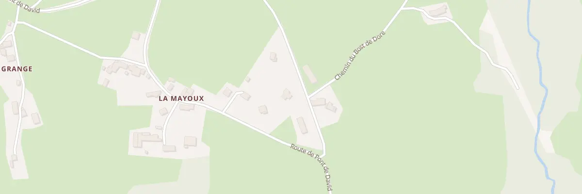 Plan du 5499 La Mayoux à Bertignat
