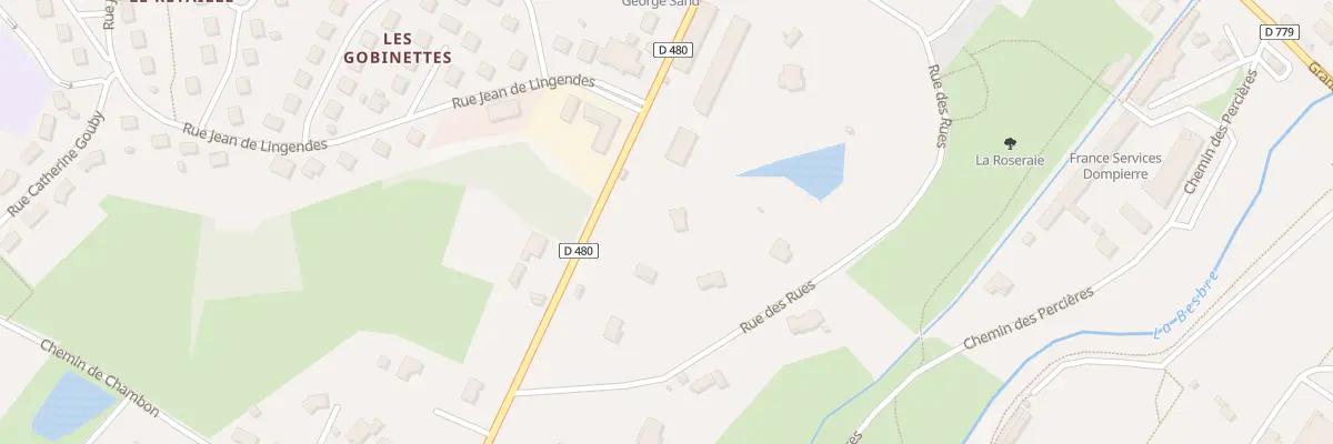 Plan du 381 Rue de Vichy à Dompierre-sur-Besbre