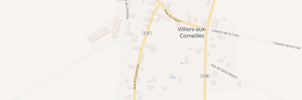 Plan du 3 Rue du Grand Pas à Villiers-aux-Corneilles