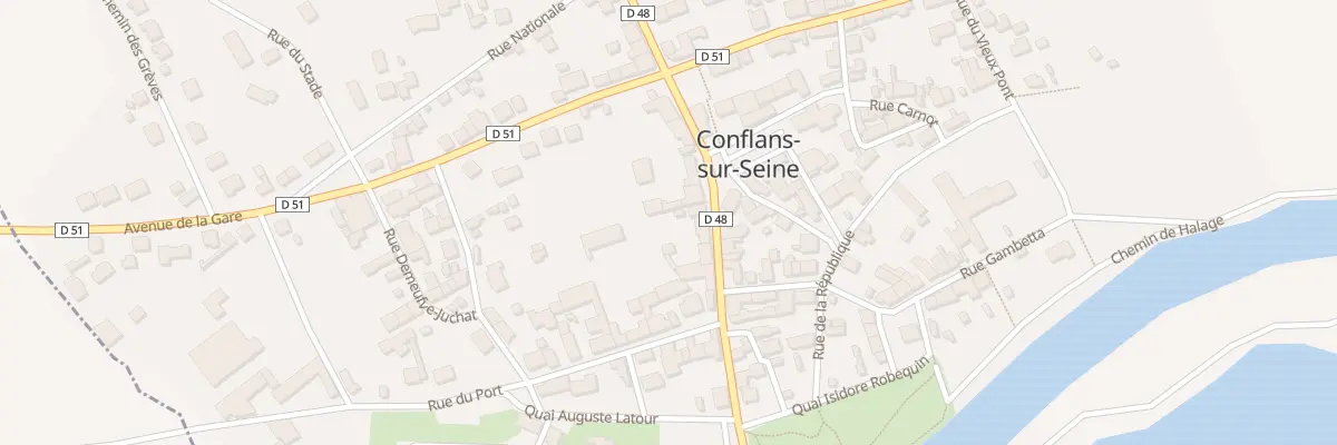 Plan du 11 Rue Isidore Robequin à Conflans-sur-Seine