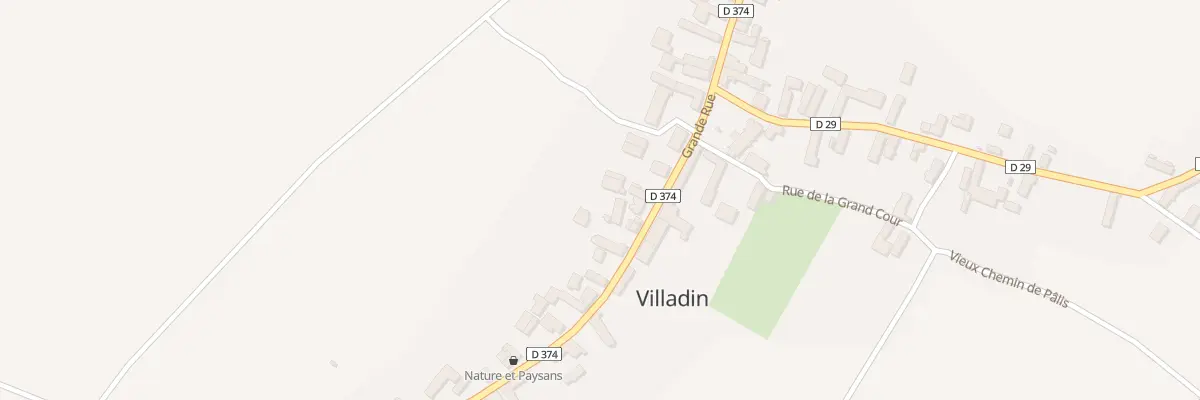 Plan du 22 Gr Grande Rue à Villadin