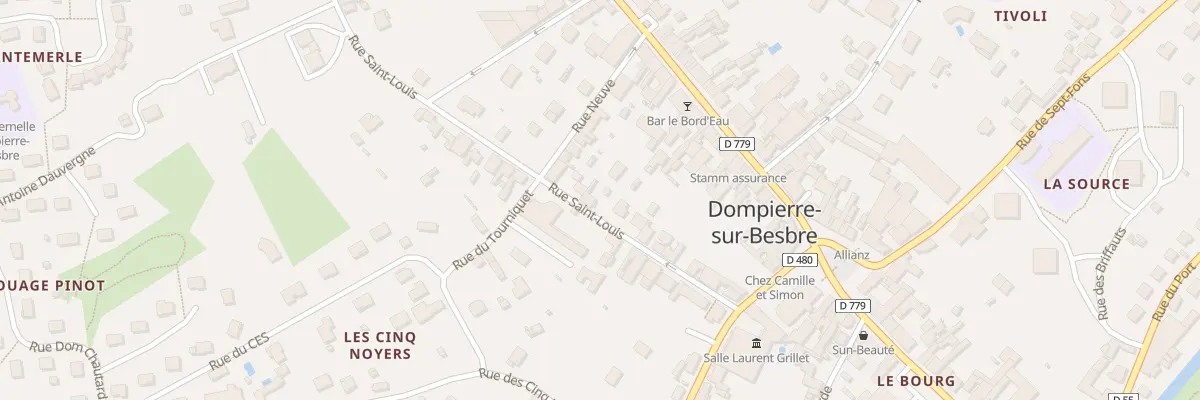 Plan du 136 Rue Saint Louis à Dompierre-sur-Besbre