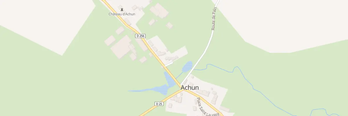Plan du 5 Che du Lavoir à Achun