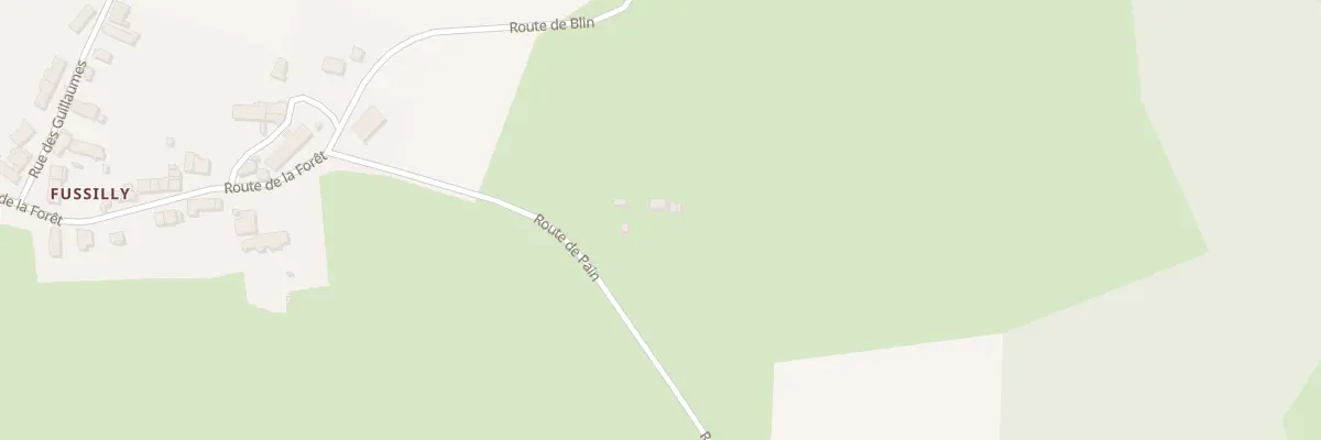 Plan du 50 Rte de Pain à Achun