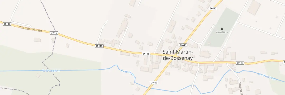 Plan du 10 Rue de l’Ardusson à Saint-Martin-de-Bossenay
