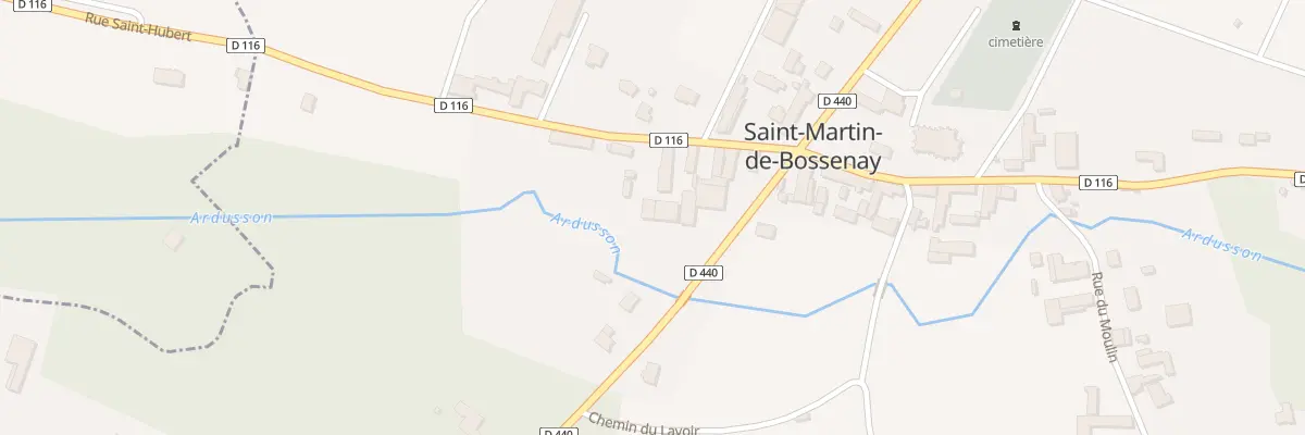 Plan du 9 Rue de l’Ardusson à Saint-Martin-de-Bossenay
