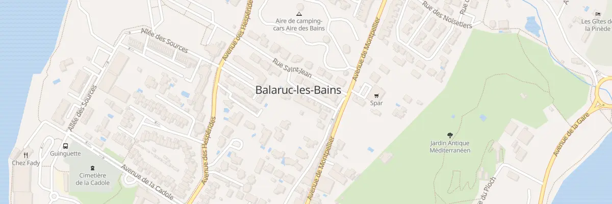 Plan du 23 Rue du Lavoir à Balaruc-les-Bains