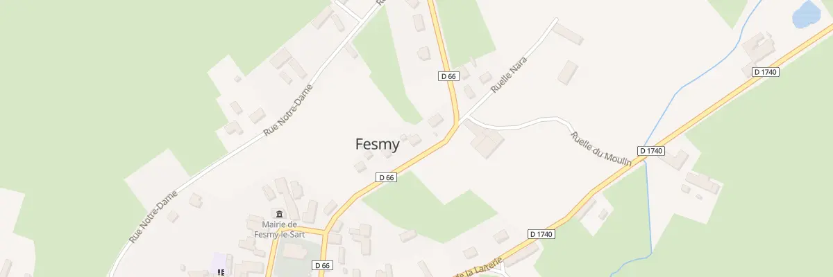 Plan du 7 Rue d’En Haut à Fesmy-le-Sart