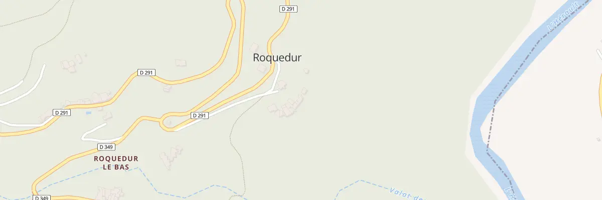 Plan du 5021 Le Cabanis à Roquedur