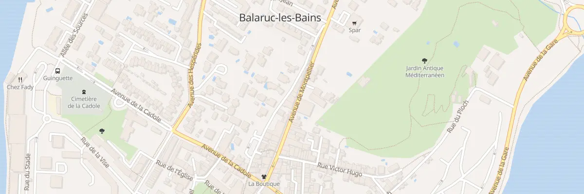 Plan du 35 Rte de Montpellier à Balaruc-les-Bains