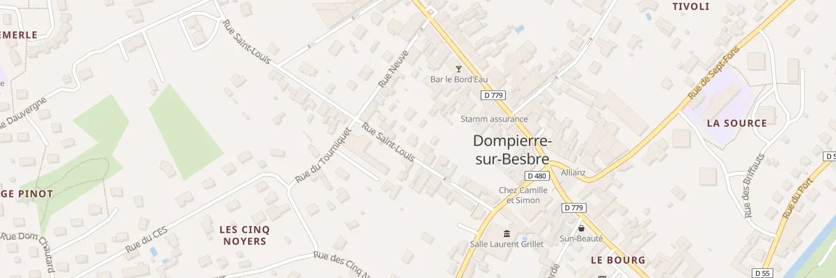 Plan du 108 Rue Saint Louis à Dompierre-sur-Besbre