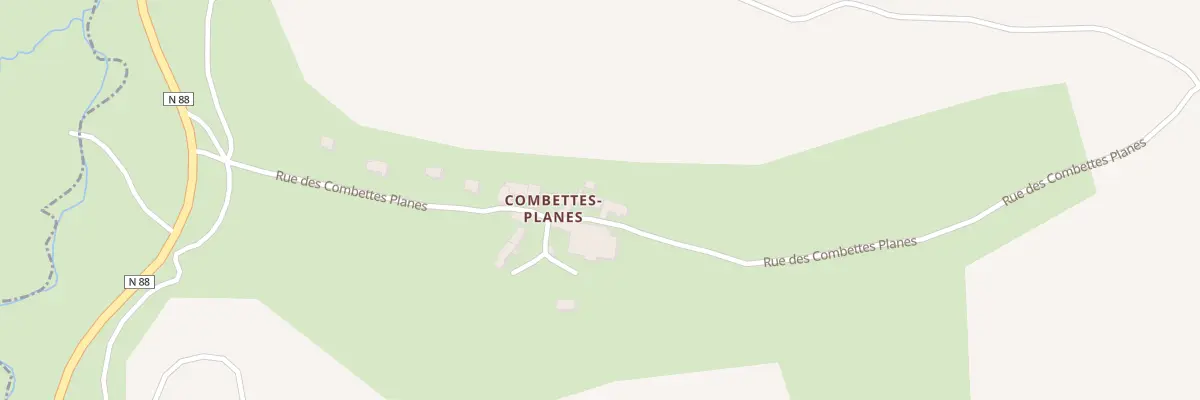 Plan du 19 Rue des Combettes Planes à Châteauneuf-de-Randon