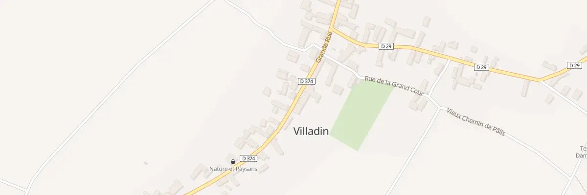Plan du 48A Le Village à Villadin