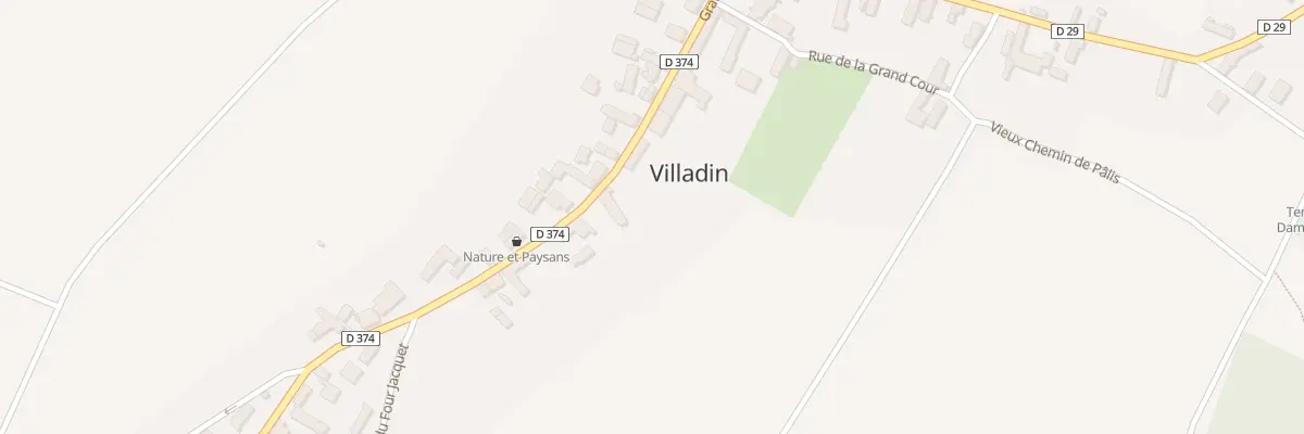 Plan du 27 Grande Rue à Villadin