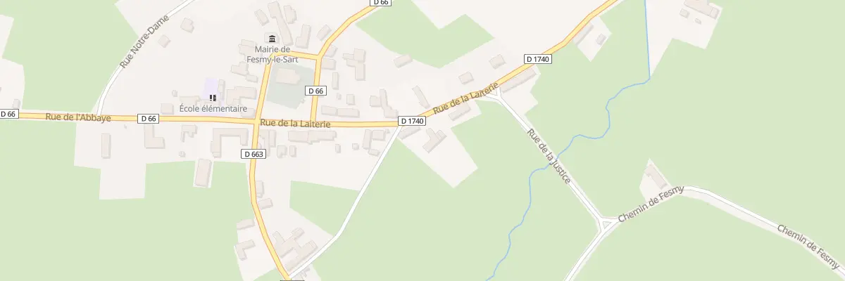 Plan du 10 Rue de la Laiterie à Fesmy-le-Sart
