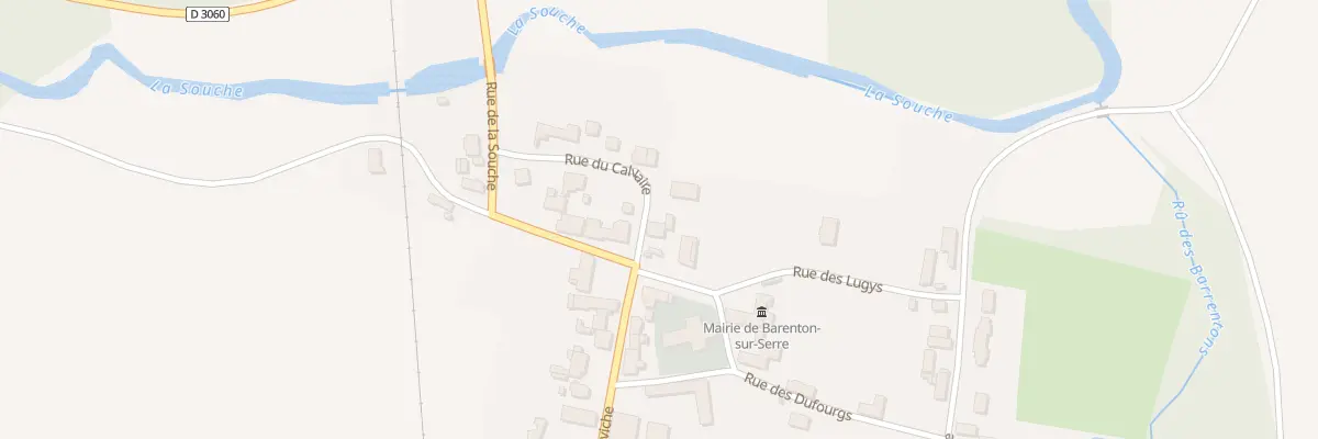 Plan du 2 Rue du Calvaire à Barenton-sur-Serre