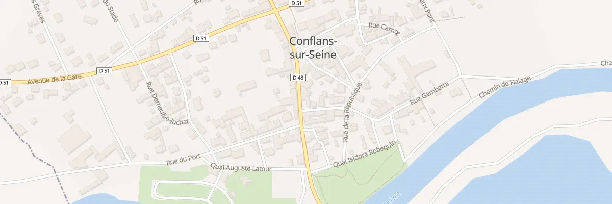 Plan du 10 Rue Isidore Robequin à Conflans-sur-Seine
