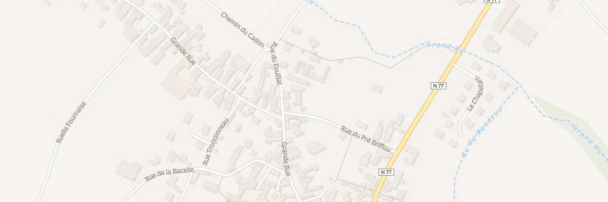 Plan du 2 Rue du Fouillat à Montigny-la-Resle