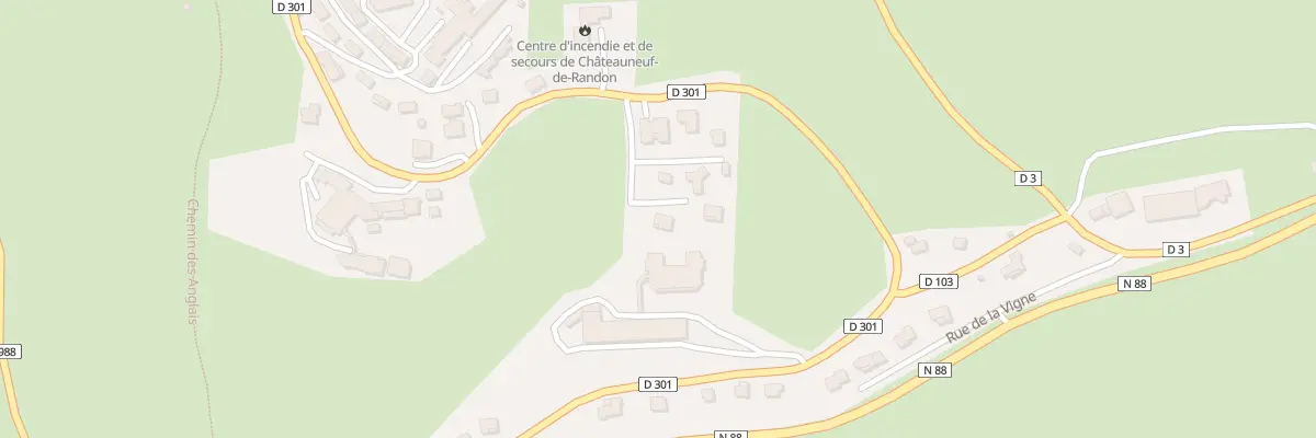 Plan du 2 Rue de la Mere Angot à Châteauneuf-de-Randon