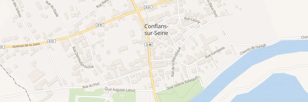 Plan du 14 Rue Isidore Robequin à Conflans-sur-Seine