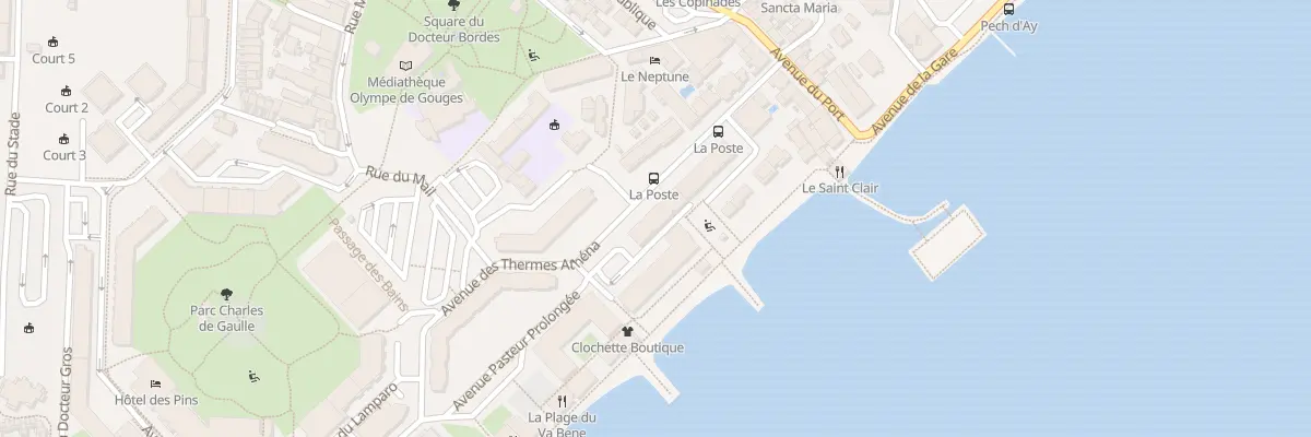 Plan du 9 Av des Thermes Athéna à Balaruc-les-Bains