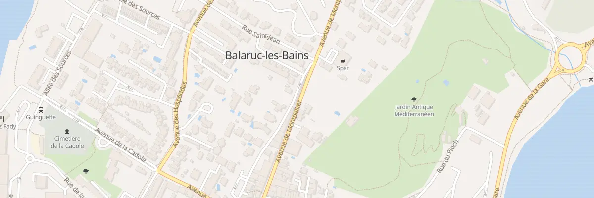 Plan du 43 Av de Montpellier à Balaruc-les-Bains