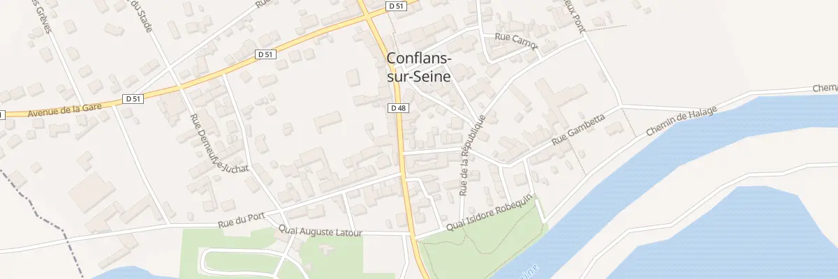 Plan du 12 Rue Isidore Robequin à Conflans-sur-Seine