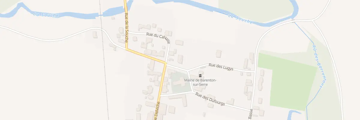 Plan du 1 Pl de l’Eglise à Barenton-sur-Serre