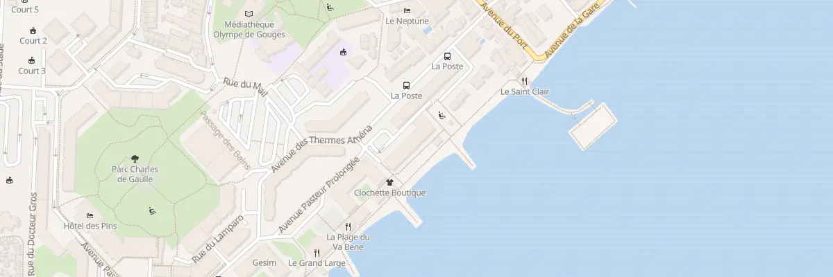 Plan du 6 Rue Pasteur Prolongée à Balaruc-les-Bains