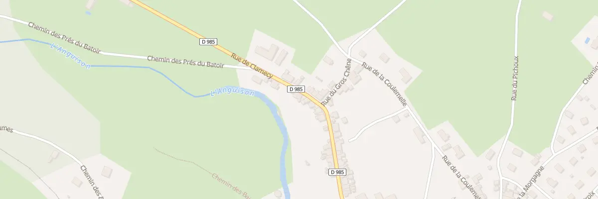 Plan du 25 Rue de Clamecy à Corbigny