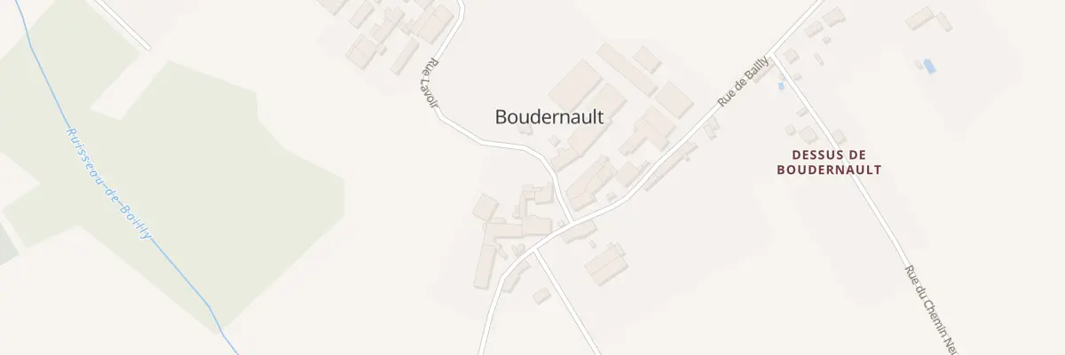 Plan du 4 Rue Lavoir (ham Boudernault) à Champlost