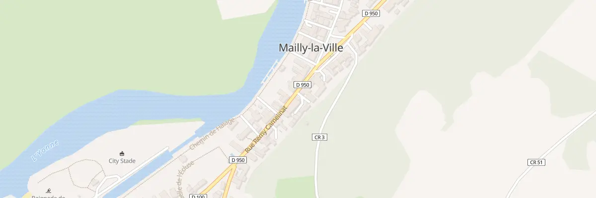 Plan du 22 Rue Remy Camelinat à Mailly-la-Ville