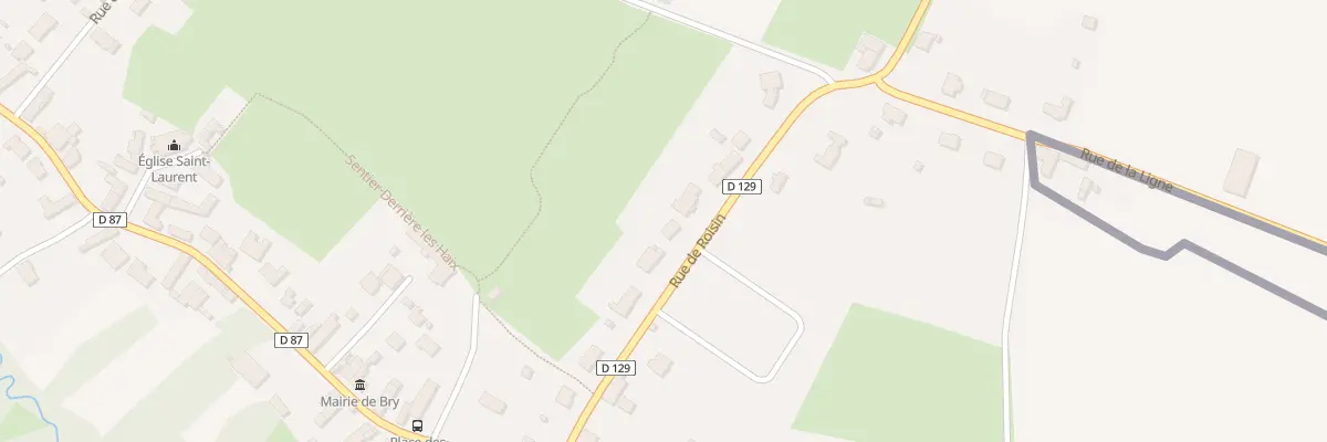 Plan du 11 Rue de Roisin à Bry
