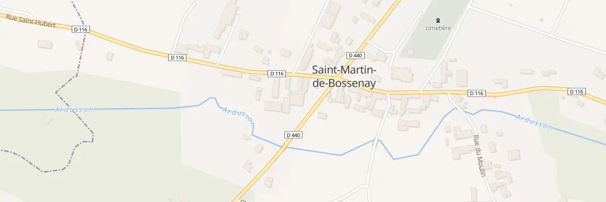 Plan du 7 Rue de l’Ardusson à Saint-Martin-de-Bossenay