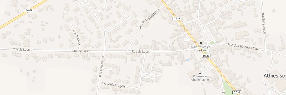 Plan du 18 Rue de Laon à Athies-sous-Laon